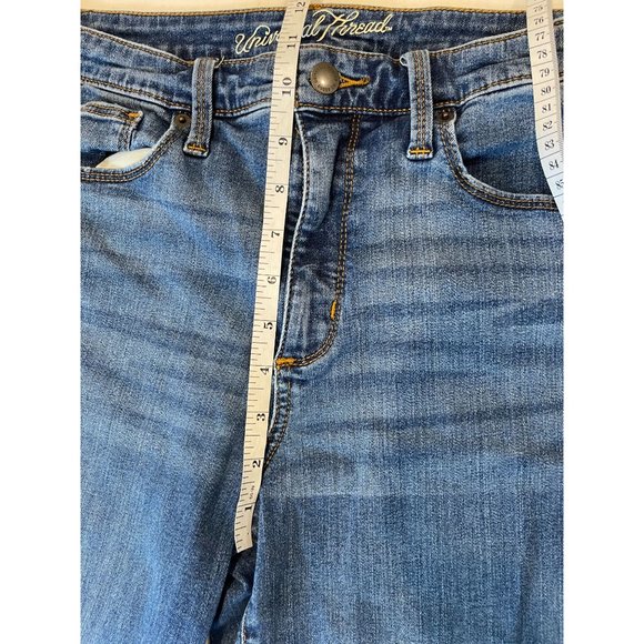 Universal Thread Womens Jeans Skinny Leg High Rise Distressed Cotton Blue 8/29R - Picture 4 of 11